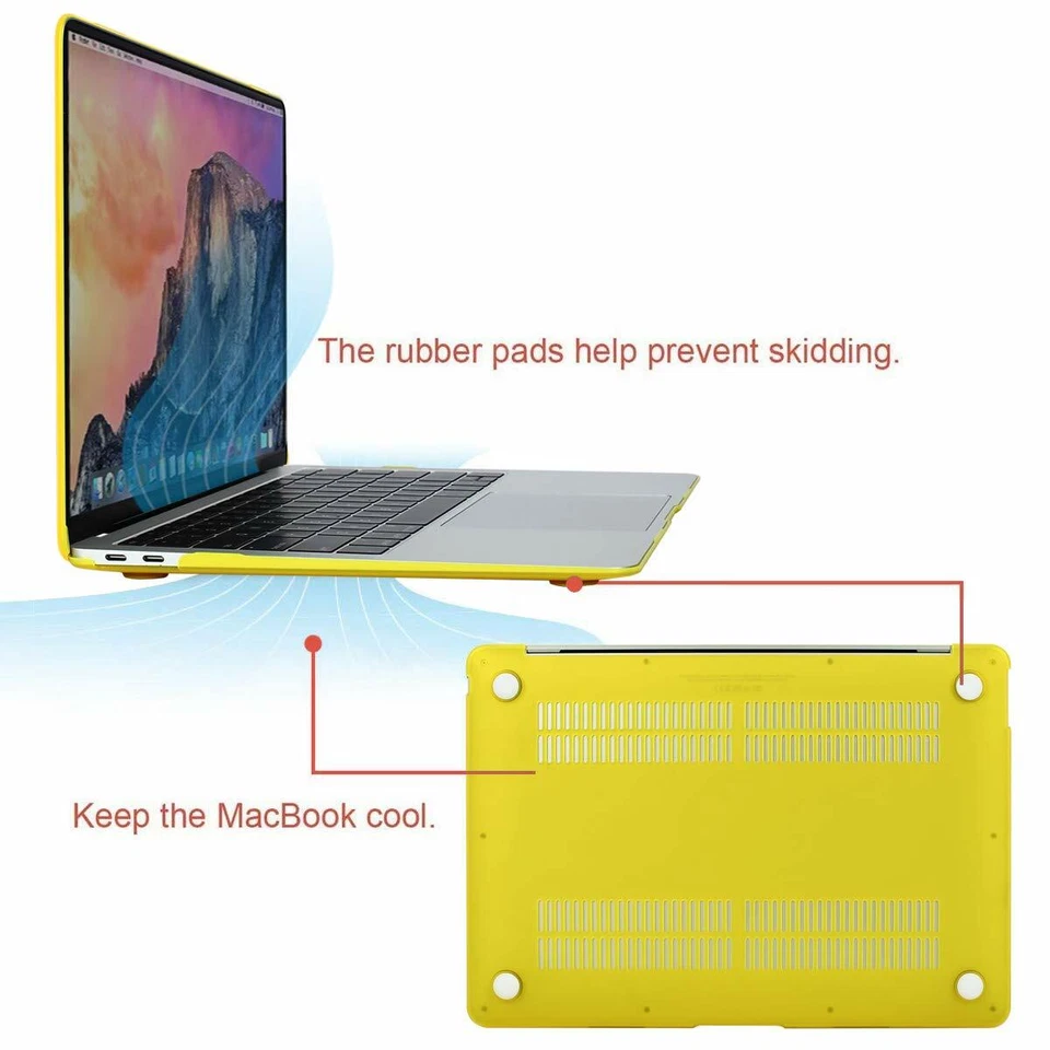Hard Case Cover Shell for Macbook Air13 /Pro13 CD-COM /Pro13 15 Touch Bar Retina - Image 3 of 4