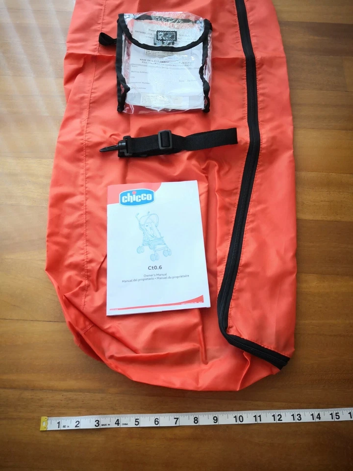 Bolsa de almacenamiento/viaje naranja CHICCO para cochecito sombrilla ligero CTO. 6 Foto 4 de 4