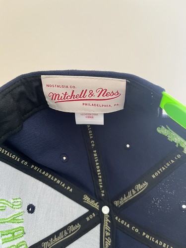 NEW Mitchell & Ness Tampa Bay Devil Rays Team Classic NEON Snapback Hat VTG - Picture 7 of 8