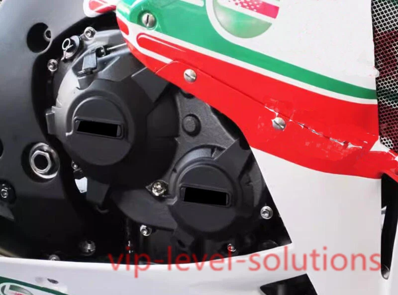 3x Cubierta protectora de motor de fibra de carbono para Honda CBR1000RR 2008-2012 2015-2016 Foto 4 de 4