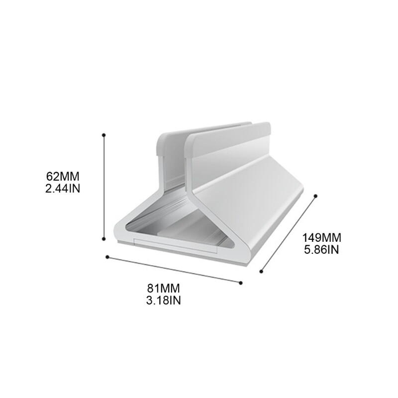 Vertical Laptop Stand Desktop Tablet Holder Rack Dock Base for Home