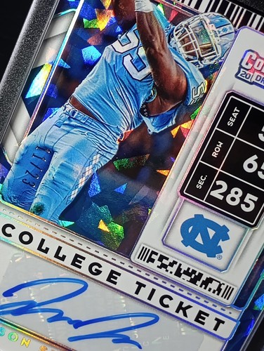 Jason Strowbridge 2020 Contenders Rookie Cracked Ice Ticket Auto RC #/23 SSP - Picture 3 of 5