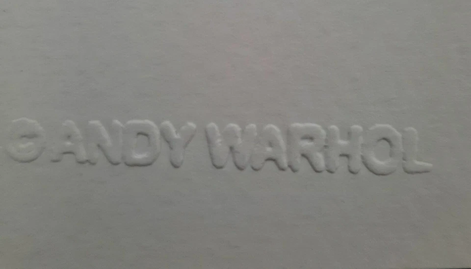 Andy Warhol Lithographie - Limitierte Auflage 3/125 - Bild 3 von 4