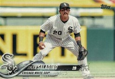 #258 Tyler Saladino Chicago White Sox 2018 Topps Series 1 Baseball Card EAZ