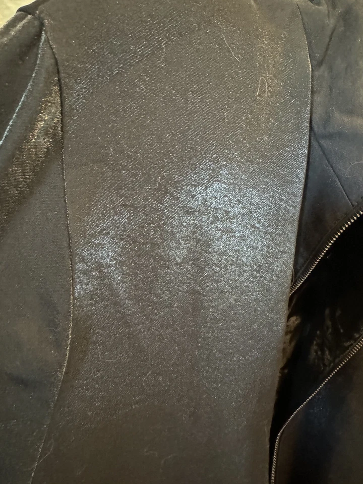 Mujer Reversible, Chaqueta Terciopelo Y Satén Griffith & Gris St. John Talla Grande Foto 4 de 4