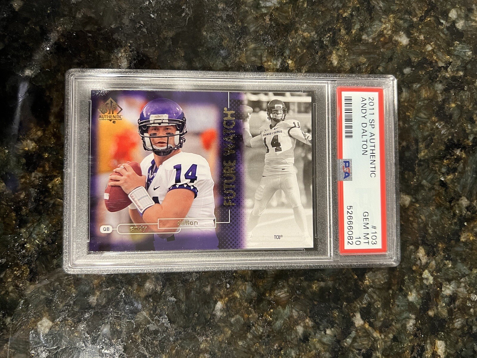 Andy Dalton SP Authentic #103 Base