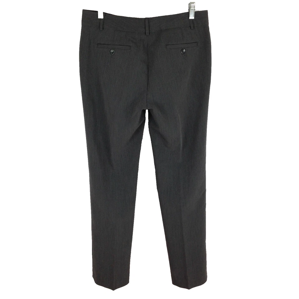 Relativity Mujer Vestido Pantalones Talla 6 Elástico Gris Frente Plano Recto tiro Medio Foto 3 de 4