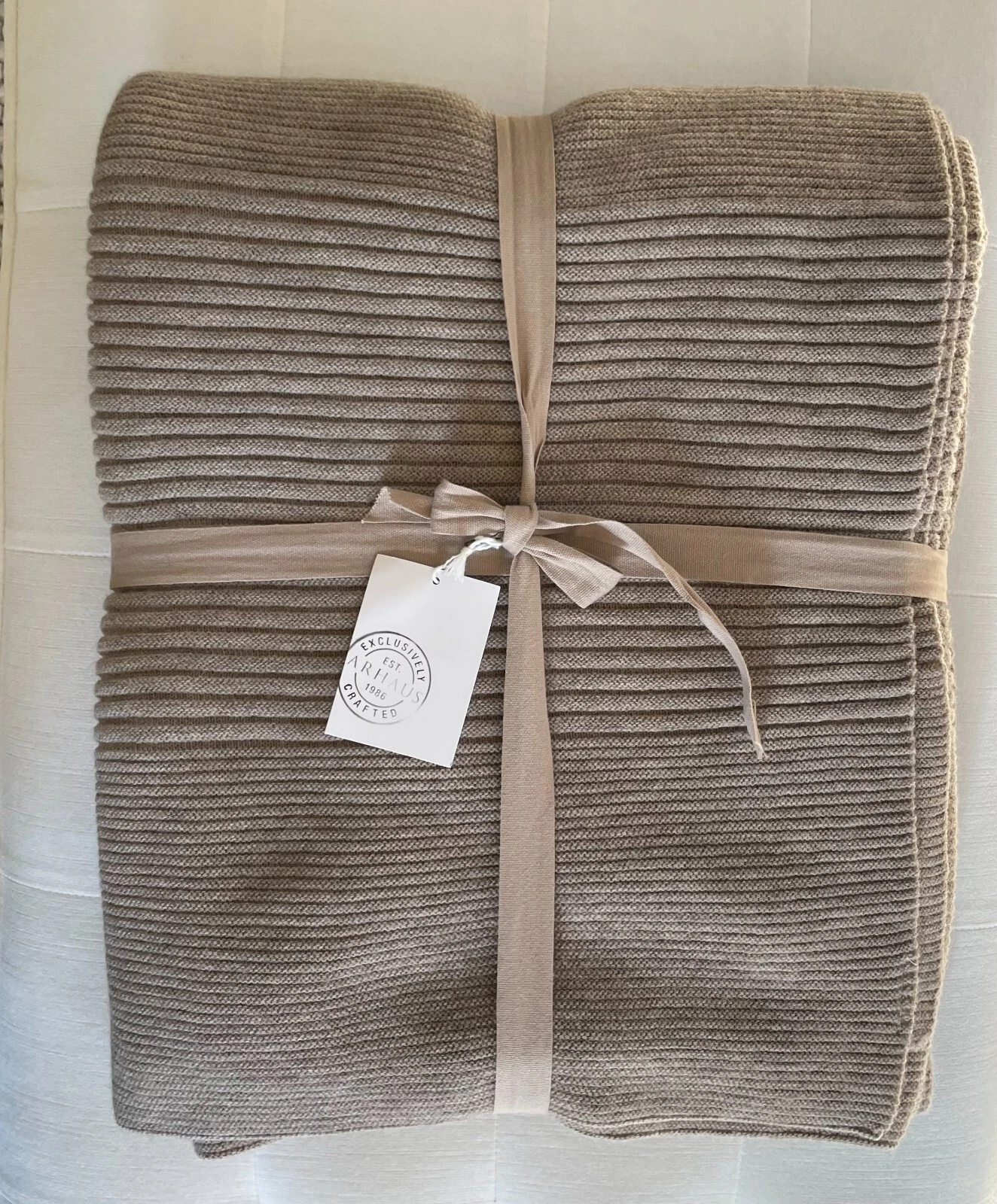 Arhaus Rib Knit Throw - Thumbnail 5