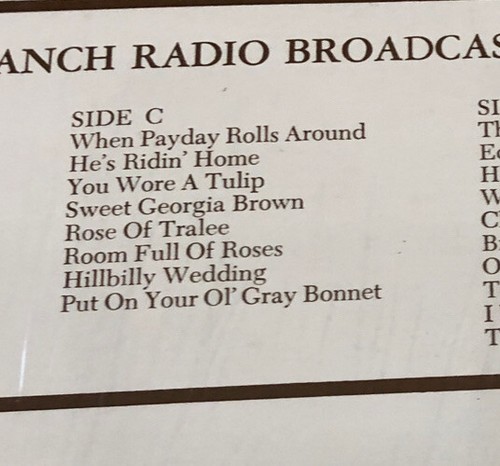 SONS OF THE PIONEERS: Lucky U Ranch Radio Broadcasts Country Longhorn 2x LP UK - Picture 5 of 8