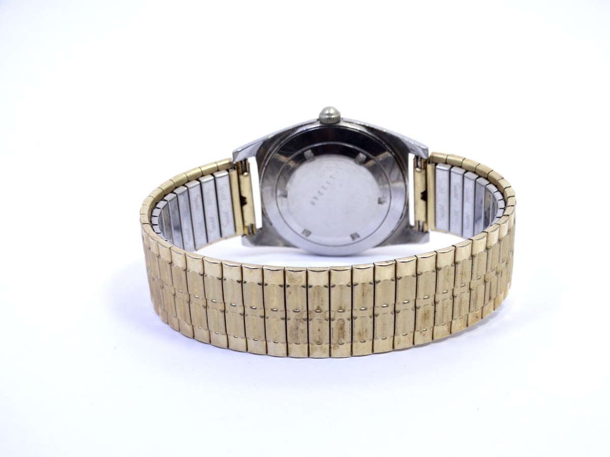 Vintage Rogers Admirality Men\'s Automatic Wristwatch Swiss 14k Gold & Steel Vintage ROGERS SUPREME ADMIRAL Swiss Automatic 14k Gold on  main image 2