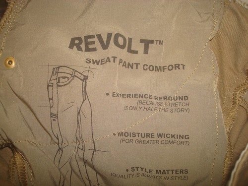 Pantalón deportivo Kuhl Revolt marrón cómodo 32 X 34 para hombre - Imagen 7 de 7