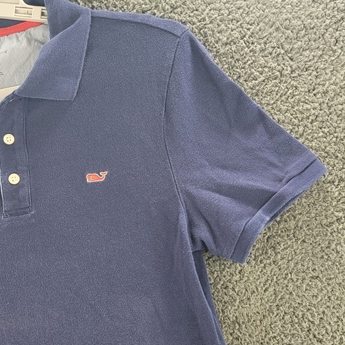 Vineyard Vines for Target Polo Shirt Navy Blue Womens Small Short Sleeve Casual - Picture 5 of 12