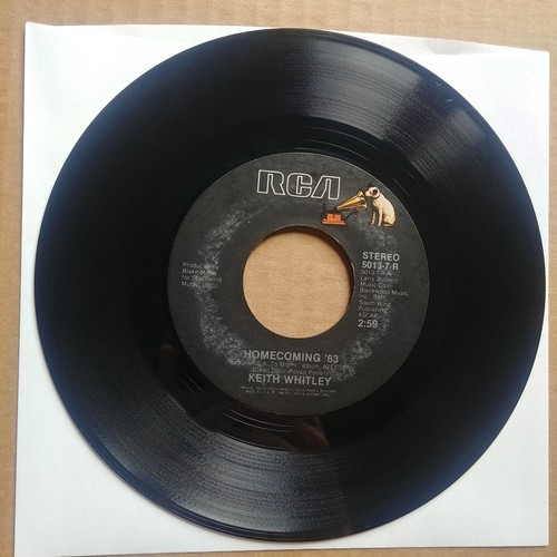 KEITH WHITLEY Homecoming '63/On The Other Hand 45 7" COUNTRY Vinyl Record