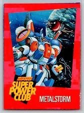 Metalstorm Nintendo Super Power Club Magazine Card #27 Perforated