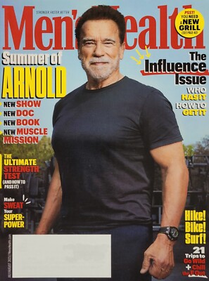 ARNOLD SCHWARZENEGGER July/August 2023 MEN'S HEALTH Magazine