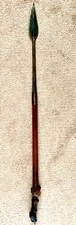 Antique Lwena Prestige Spear Angola Zambia Africa Late 19th-Early 20th Century