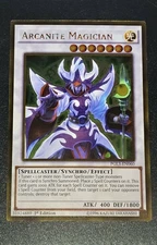 Arcanite Magician PGL3-EN060 Premium Gold: Infinite Gold 1st Edition LP