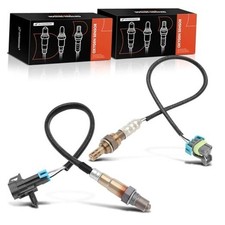 2Pcs Upstream and Downstream Heated O2 Oxygen Sensor Compatible with Chevy,
