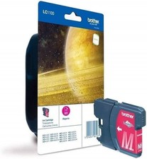 Image of GENUINE AUTHENTIC BROTHER LC1100M MAGENTA INK CARTRIDGE