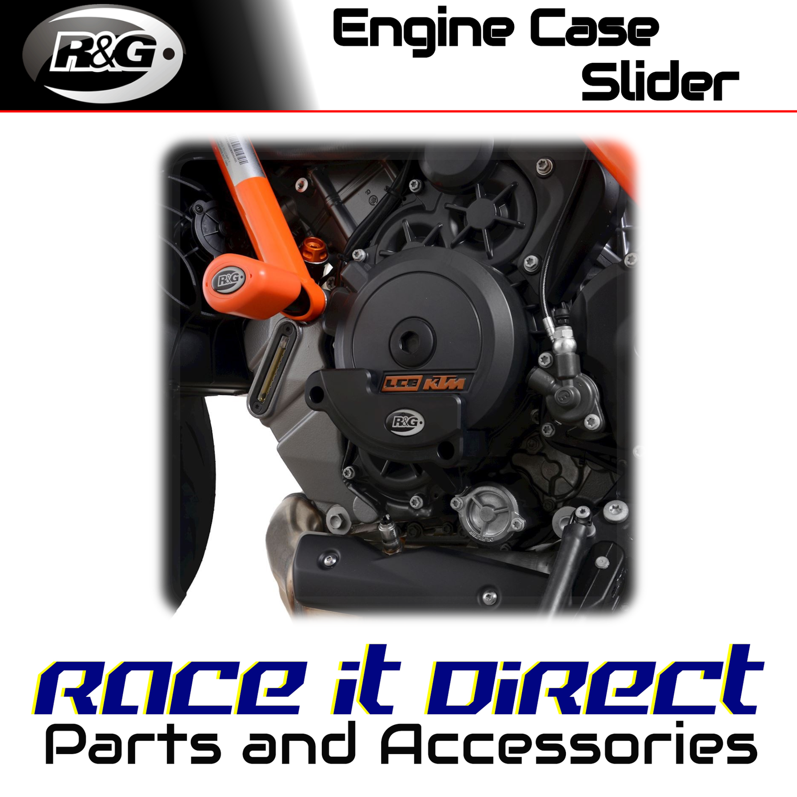 R&G - ECS0165BK - Engine Case Sliders