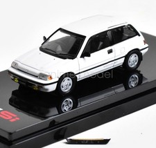 HobbyJapan 1:64 Scale 1984 White CIVIC Si E-AT Later Diecast Display Toy Gifts