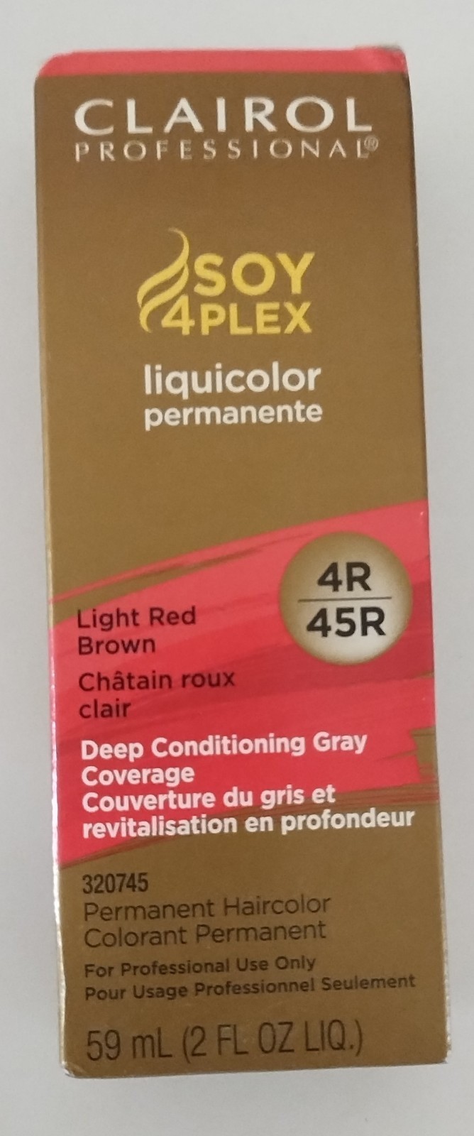 Permanent Hair Color 2 Oz Bottle Brown Red Blonde