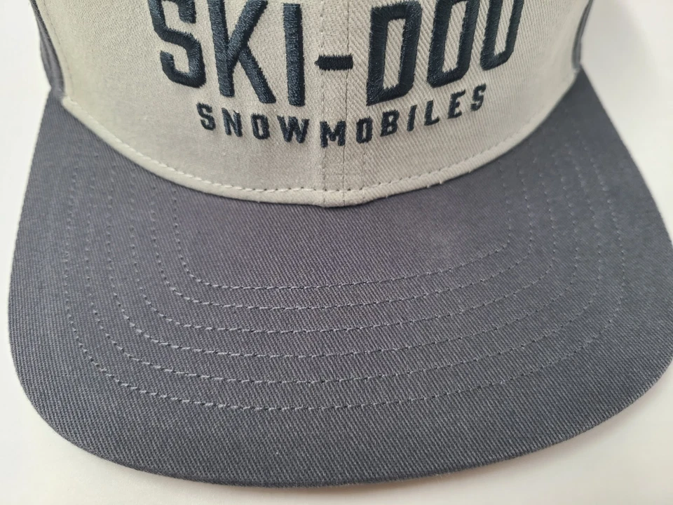 Ski-Doo Motos de Nieve Flex Ajustado (Parece M-L) Sombrero Gorra Snow Papá Hombres Mujeres Gris Azul Foto 3 de 4