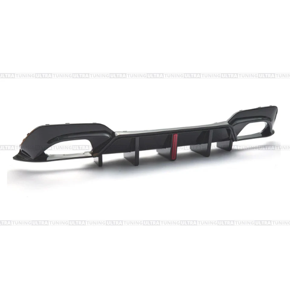 For 2019-2022 BMW 3 Series 330i M340i G20 M Sport Carbon Fiber Rear Diffuser LED Foto 3 de 4