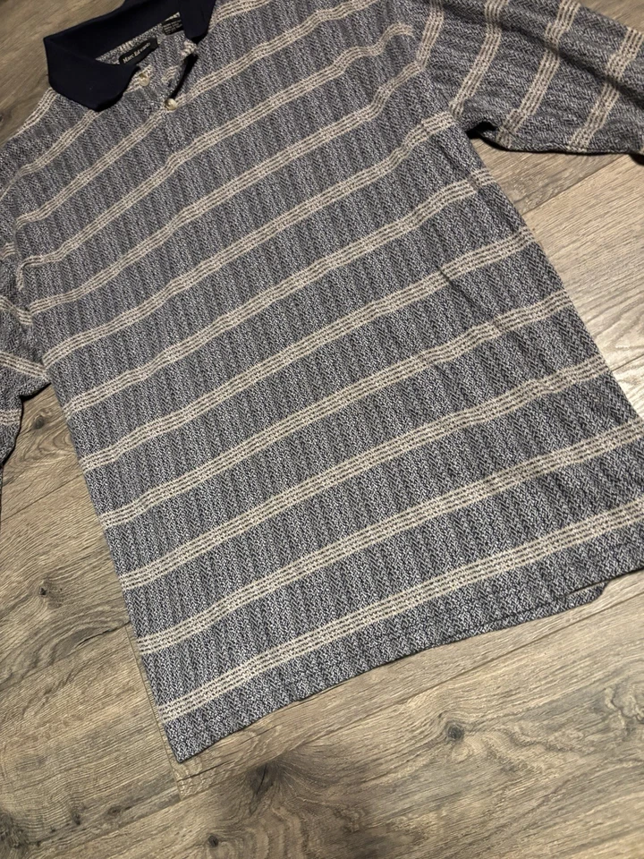 Suéter tejido geométrico vintage años 90 grande Marc Edwards abuelo Foto 2 de 4