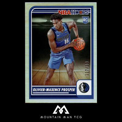 2023-24 Hoops #245 Olivier-Maxence Prosper Silver #/199