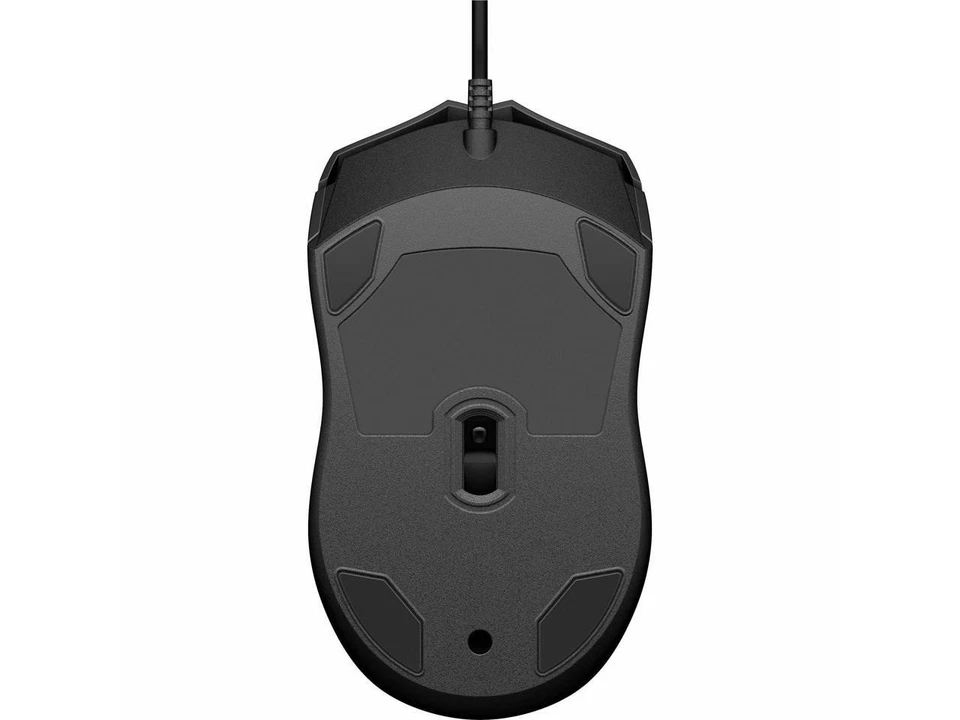 HP Wired Mouse 100 - Optical - Cable - Black - USB Type A - 1600 dpi - Scroll - Image 3 of 4
