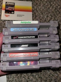 NES Game Show and Puzzle Lot: Classic Concentration, Jeopardy, Tetris 2, more!
