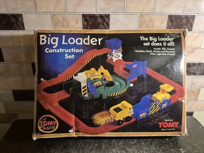 1991 Tomy Big Loader Construction Set Tested & Working In Box Missing 4 Balls