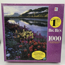 NEW 1999 Big Ben Puzzle 1000 Pc Glacier Bay National Park, Alaska Vintage USA