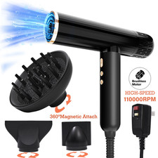 Skimi Ionic Hair Dryer, High Speed 110000RPM Blow Dryer, Hair Blow Dryer with Di