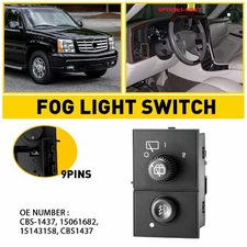 Fit Chevy Avalanche GMC Cadillac 2003-2006 Rear Wiper Switch Fog Light Control