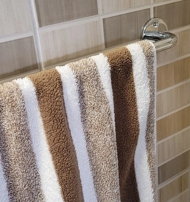 Porte-Serviettes Standard Porte-De-Bain 60Cm En Métal Chromé "ProduktEconomy" - Photo 1/4