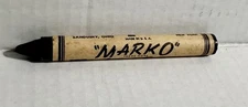 Vintage 5" Marko Antique American Crayon Company Big Fat Marking Black No. 275