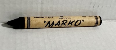 Vintage 5'' Marko Antique American Crayon Company Big Fat Marking Black No. 275