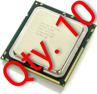 Lot Qty 10 Intel Xeon E5506 2.13GHz 4MB 800MHz Quad Core SLBF8 CPU Processors
