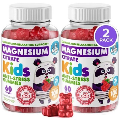 DR. MORITZ Sugar-Free Calm Magnesium Gummies for Kids and Adults - Non-GMO Ma