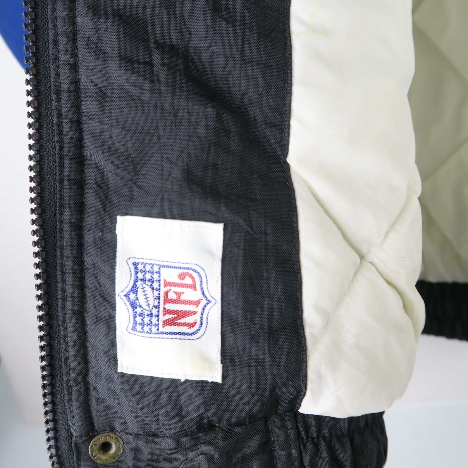 Vintage 90s Dallas Cowboys Apex One NFL Pro Line Puffer Jacket L Quilted Star