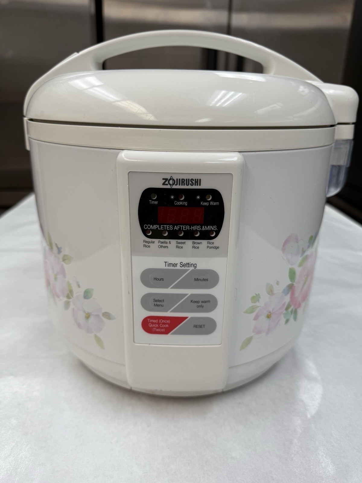 Zojirushi NMDC-R18 Multifuntional Rice Cooker/Warmer 10-Cup Floral Made in Japan