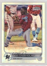 2022 Topps Chrome Logofractor Edition Jazz Chisholm Jr #109 fm0