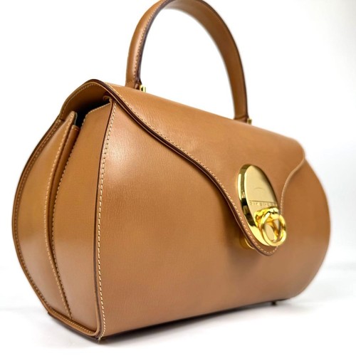 Givenchy handbag Leather Brown Used Authentic