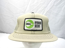 Vintage Cargill Hybrid Seed Patch Logo SnapBack Trucker Hat Foam Corn Soybeans