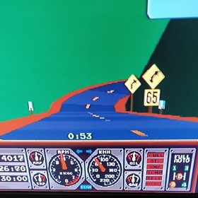 Retro racing game! Sega Saturn software &ldquo;Race Drivin&rdquo;
