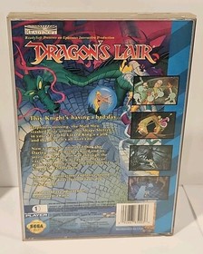 Dragon's Lair And Wirehead Sega CD Bundle Lot Of 2 Tested Complete W Manual CIB 