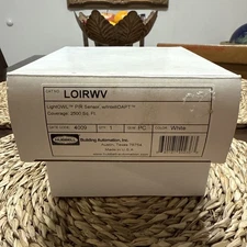 Hubbell LOIRWVV LightOWL PIR Wall Mount Occupancy Sensor IntelliDAPT White