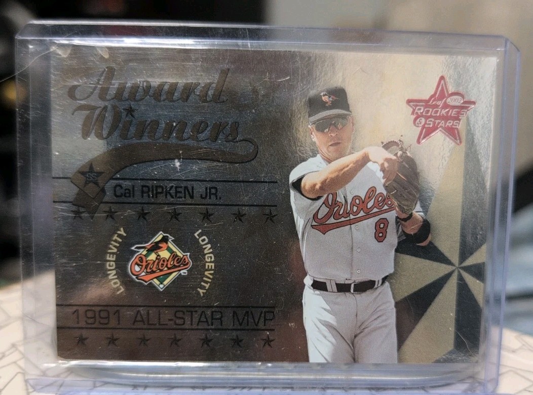 2002 Leaf Rookies & Stars - Award Winners Cal Ripken #254 Longevity /100